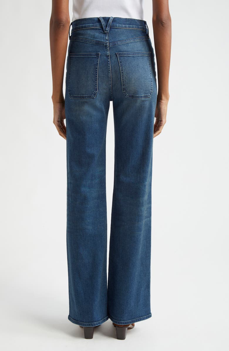 Veronica Beard Beverly Patch Pocket High Waist Skinny Flare Jeans, Alternate, color, 