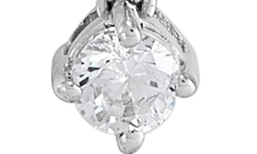 Frankie & Zoe 10k White Gold Lab Grown Diamond Frontal Necklace In Gold