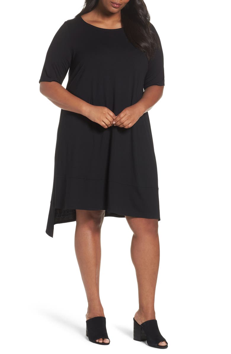 Eileen Fisher Jersey Shift Dress, Main, color, 