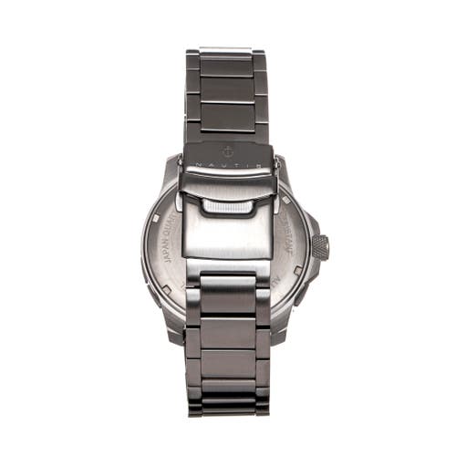 Nautis Admiralty Pro 200 Bracelet Watch With Date In Metallic