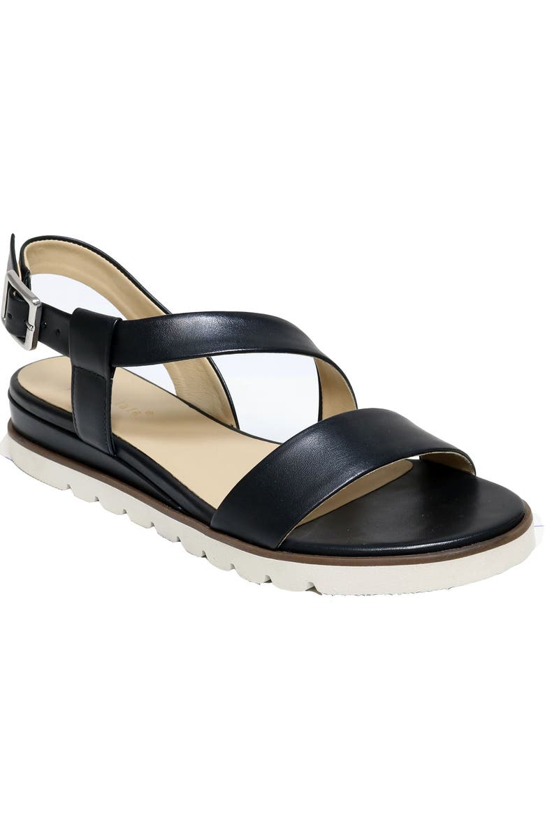 David Tate Ingrid Wedge Sandal, Main, color, Black