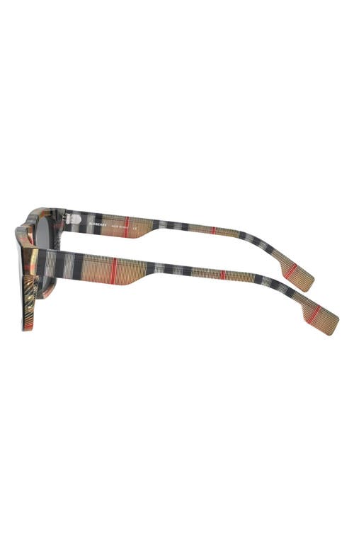 Burberry 56mm Rectangular Sunglasses