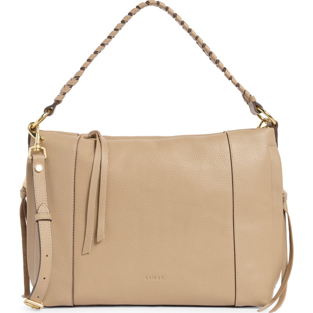 Aimee Kestenberg Convertible Leather Shoulder Bag In Brown