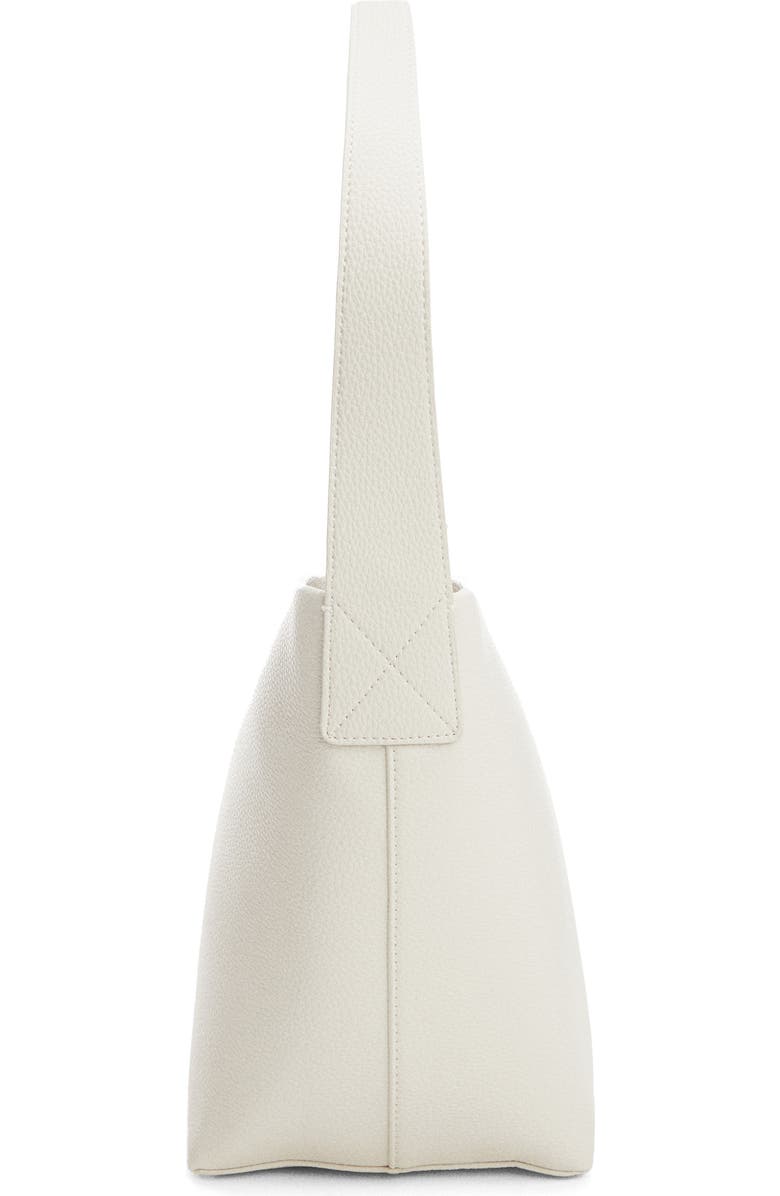 MANGO Faux Leather Bucket Bag, Alternate, color,