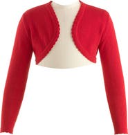 Rachel Riley Scalloped Trim Bolero