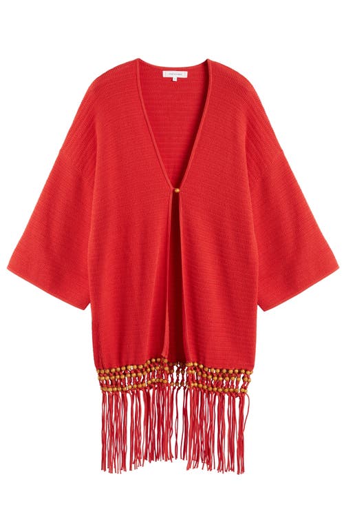Chinti & Parker Terracotta Laura Whitmore Beaded Kaftan