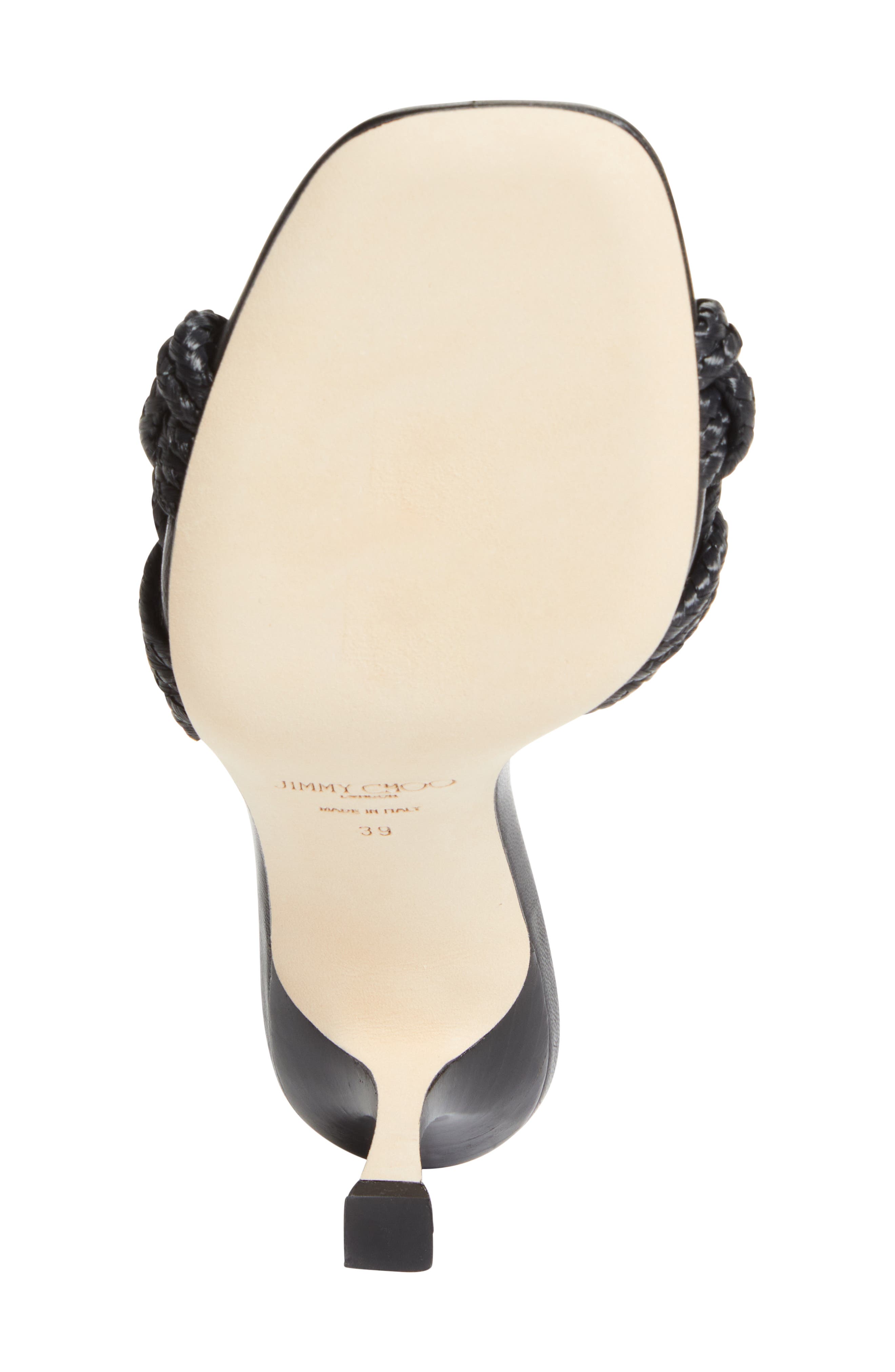 Jimmy Choo Chara Sandal, Alternate, color, Black/ Black