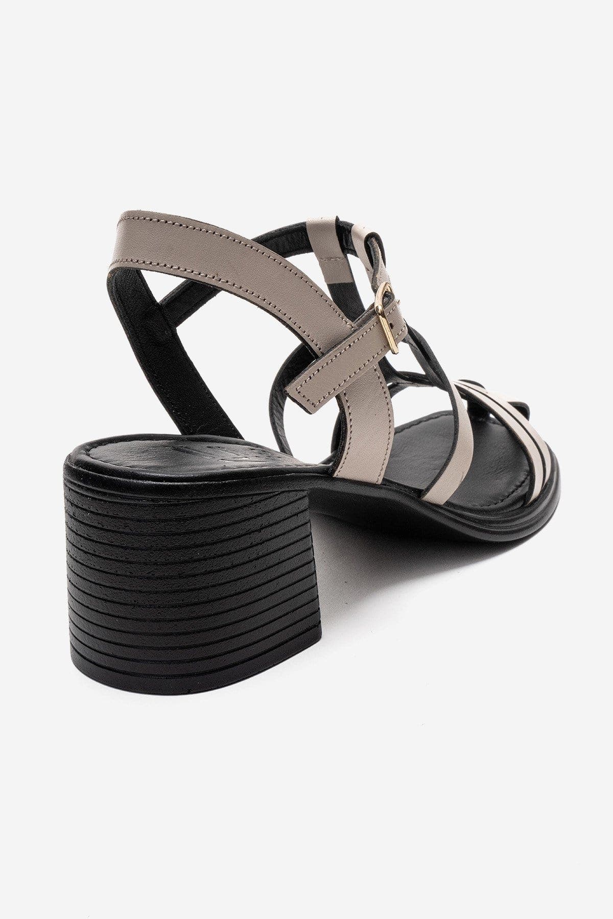 Cielos Leather Block Heel Sandal, Alternate, color, Beige