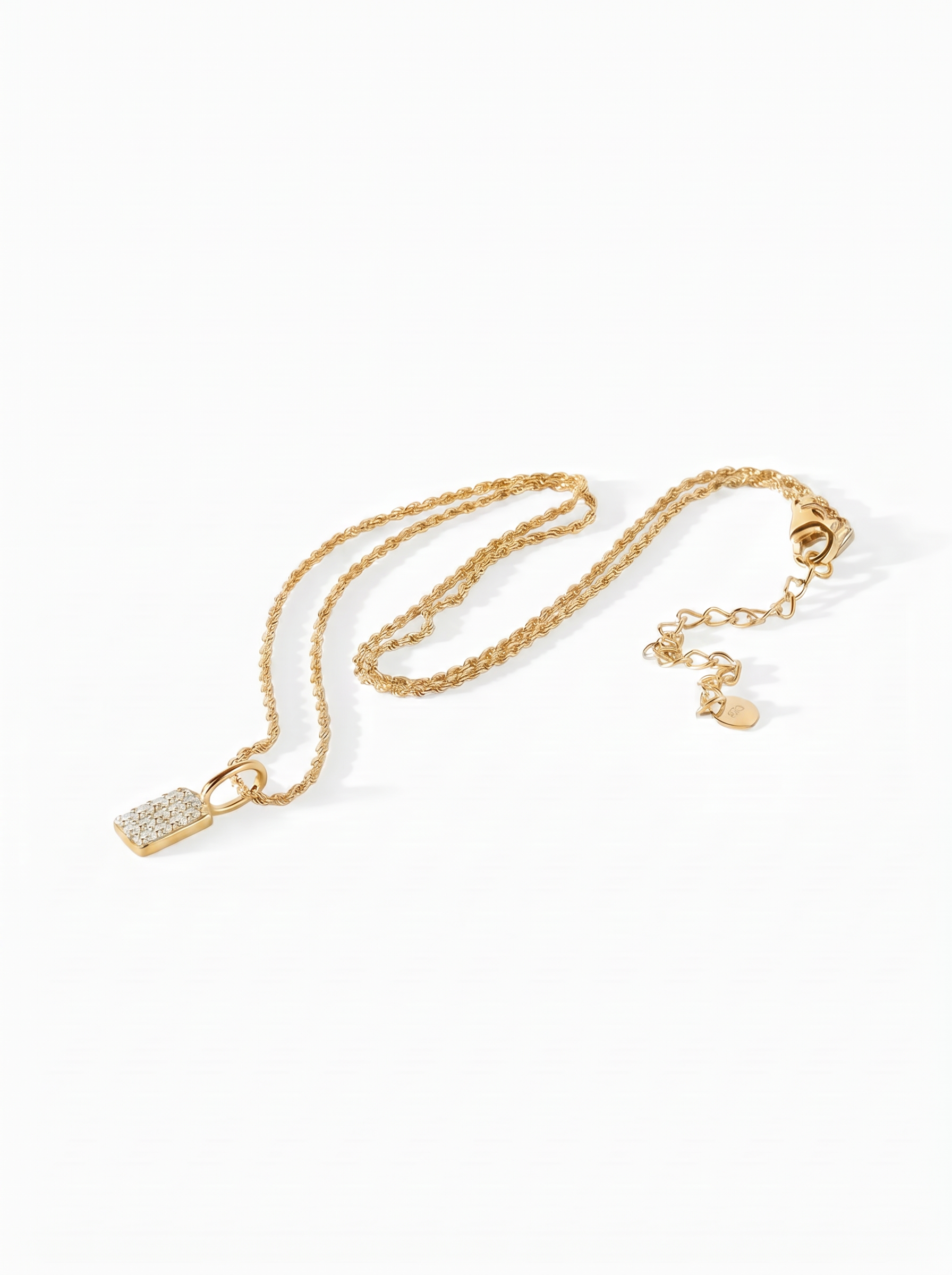 Gold/White CZ
