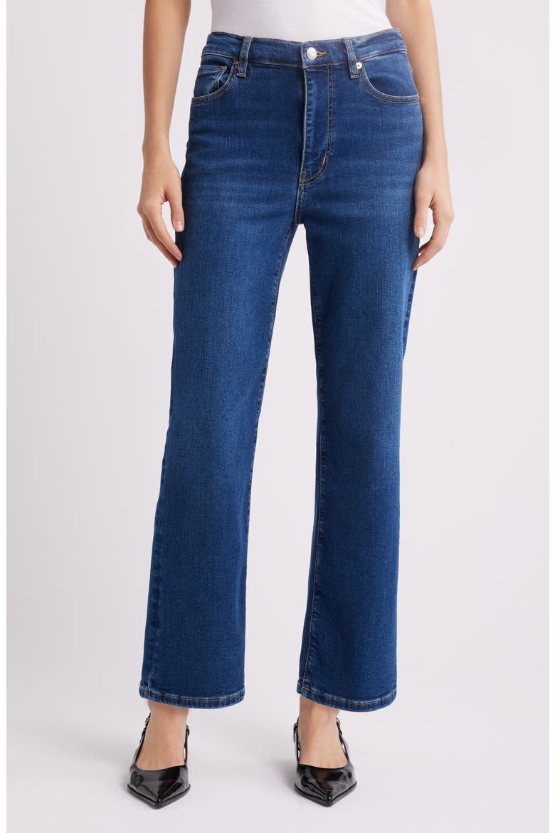 Le Sleek High Waist Ankle Straight Leg Jeans, Main, color, FEMMA