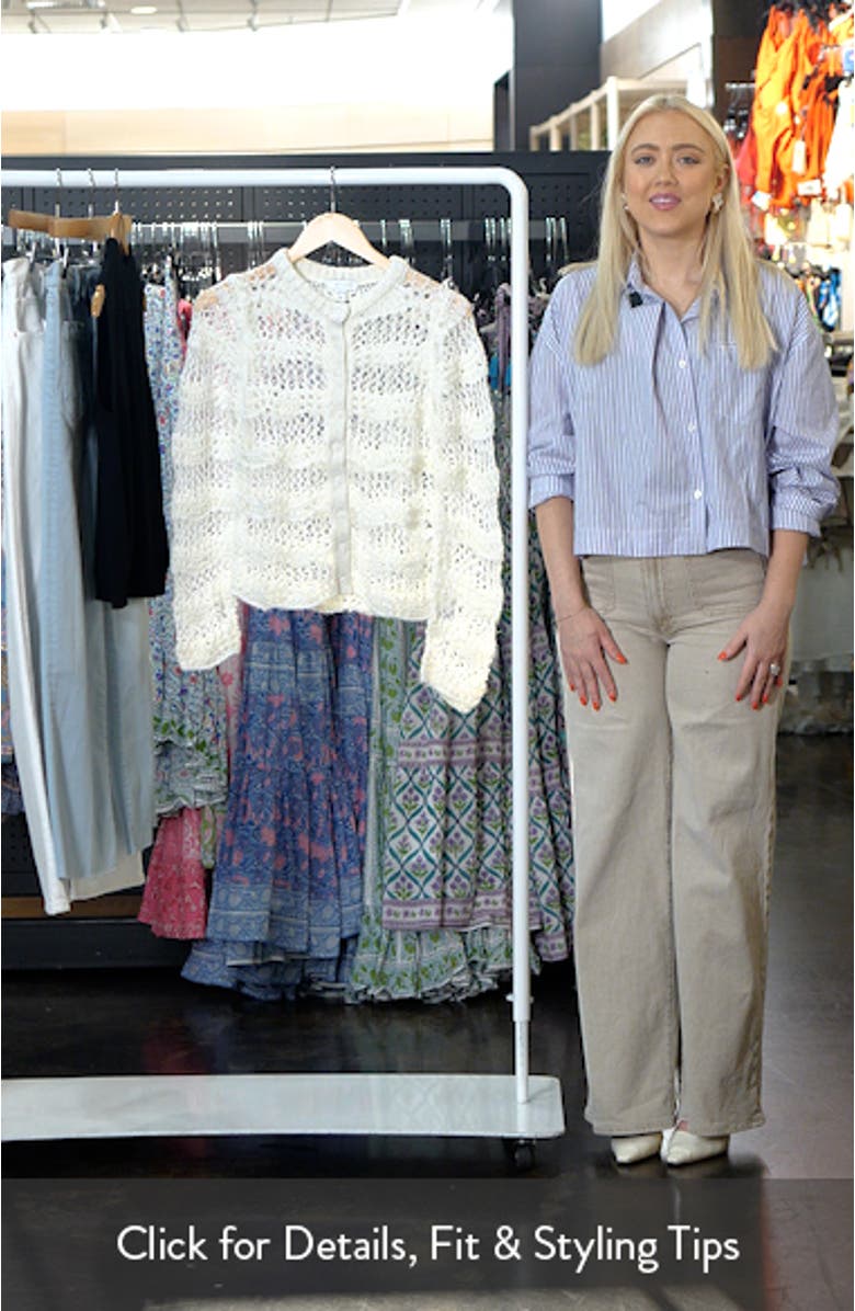 Open Stitch Cardigan, sales video thumbnail