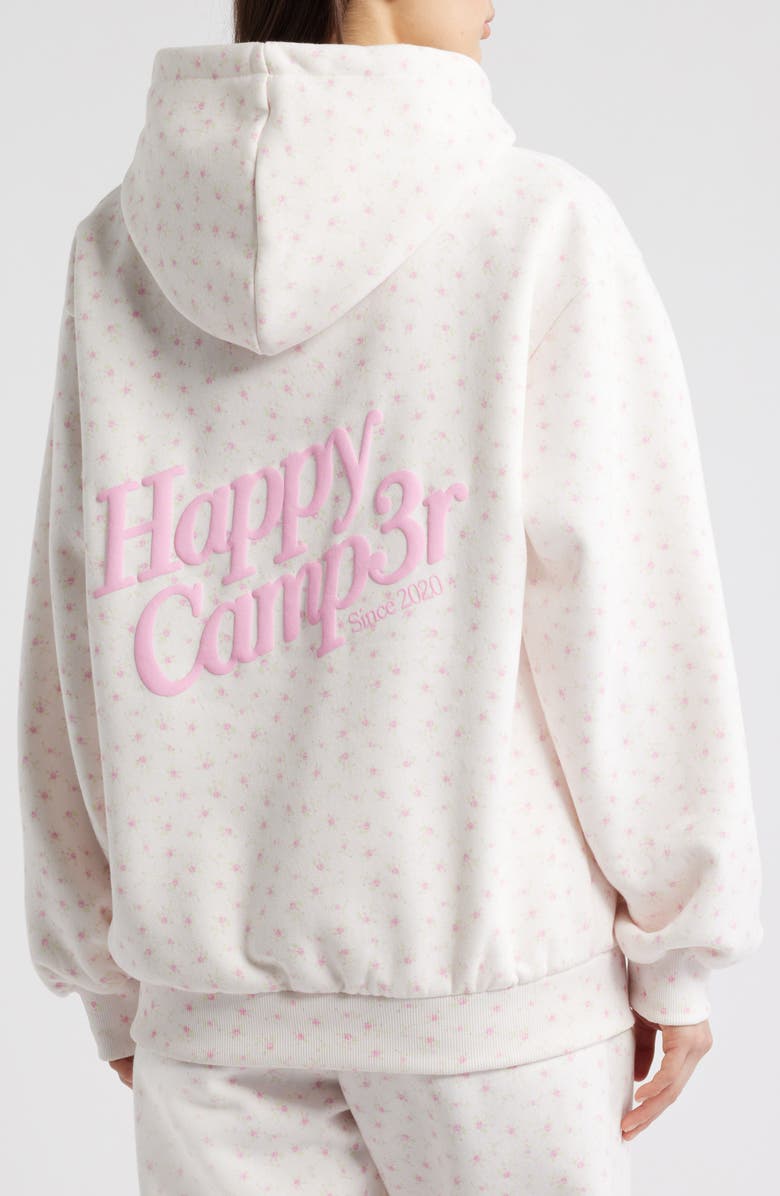 HAPPY CAMP3R Flower Hoodie, Alternate, color, Cream