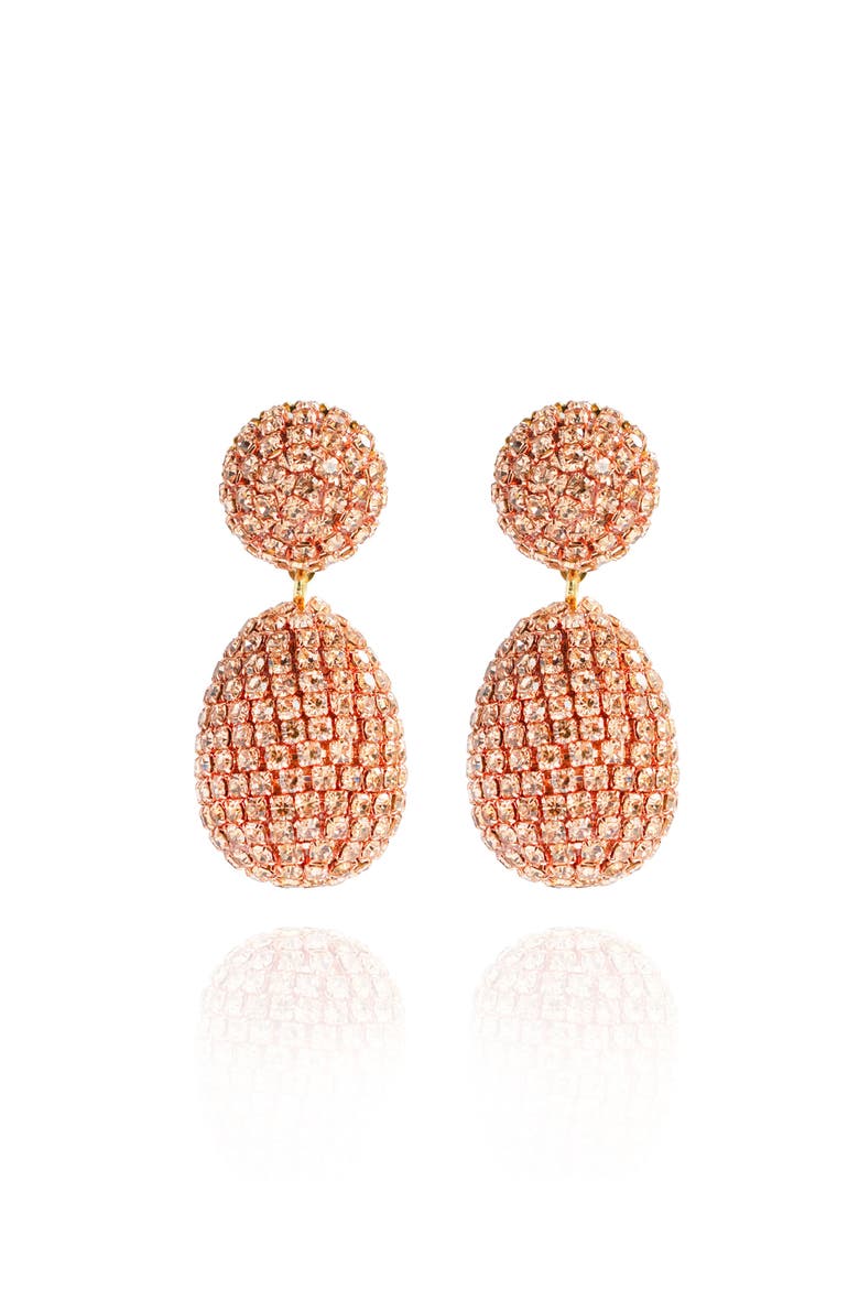 Clio Earrings, Main, color, Peach Sorbet