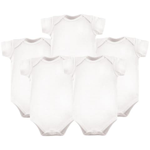 Five-Piece Set of Cotton Infant All-in-One Bodysuits