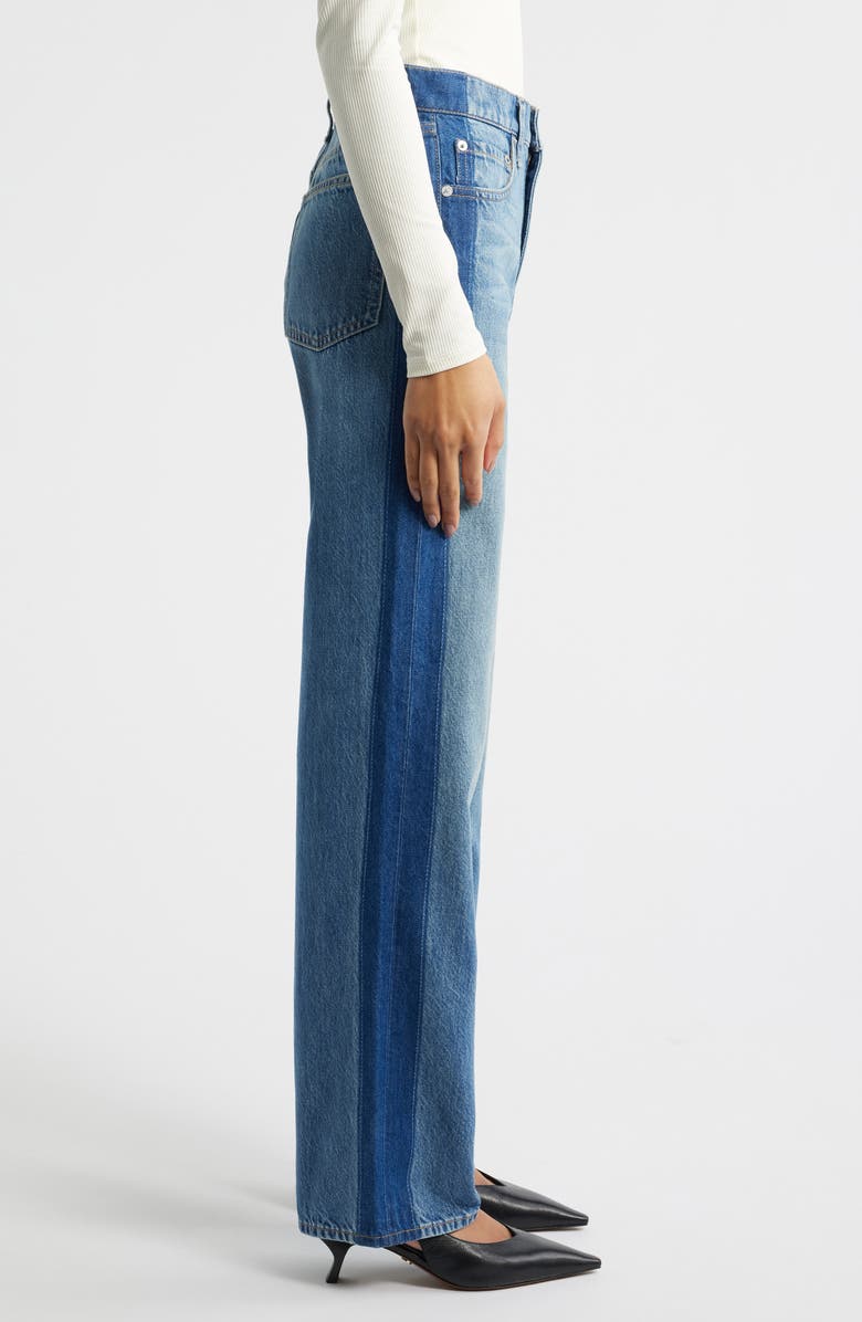 rag & bone/JEAN Shea High Waist Straight Leg Jeans, Alternate, color, Balboa Shadow