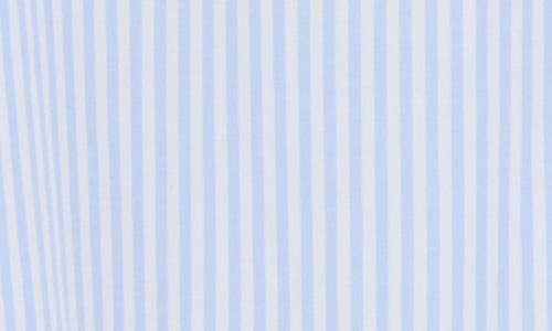 French Connection Mixed Stripe Popover Shirt In Blue Multi