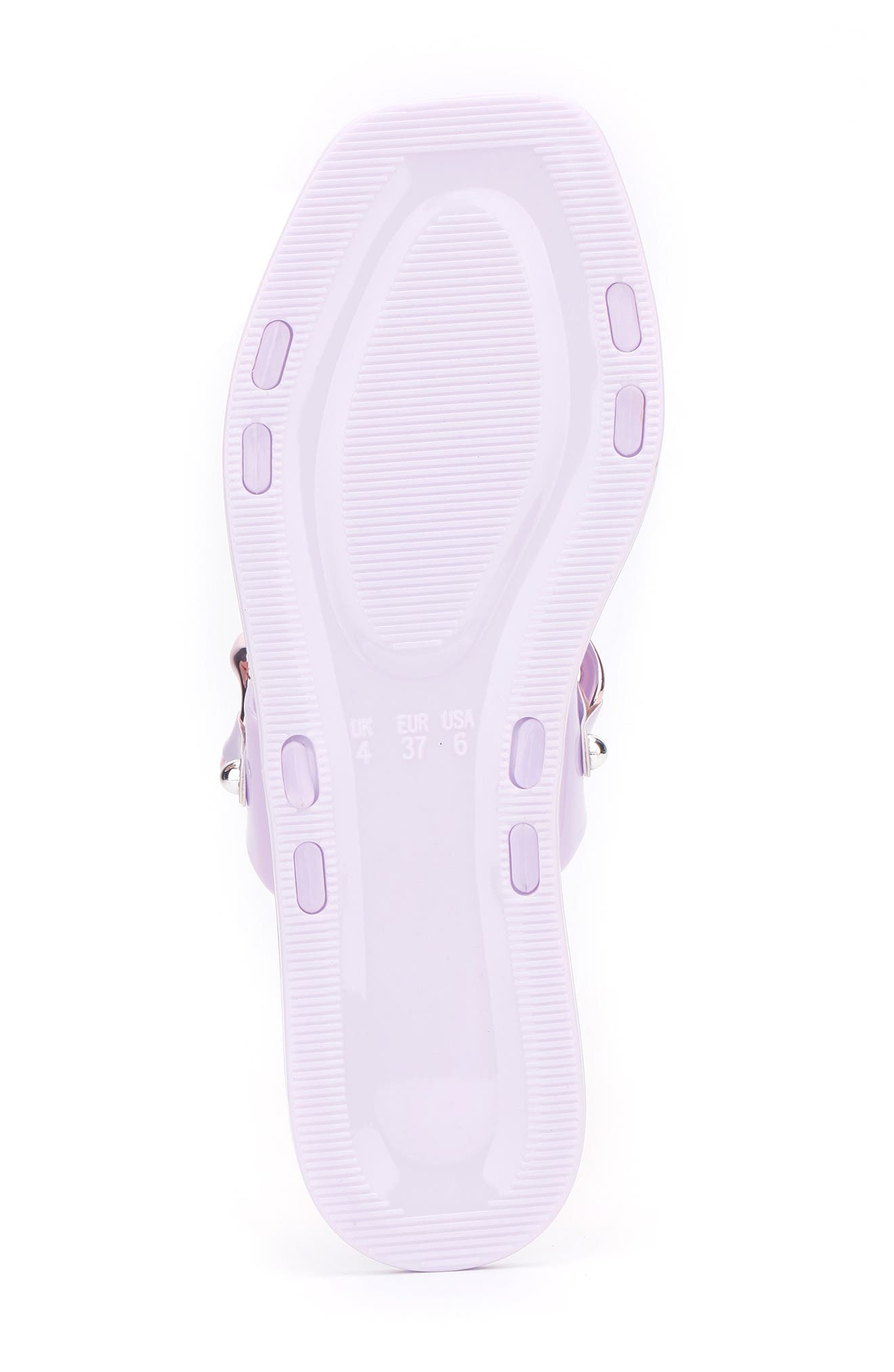 Naveen Chain Jelly Slide Sandal, Alternate, color, LILAC