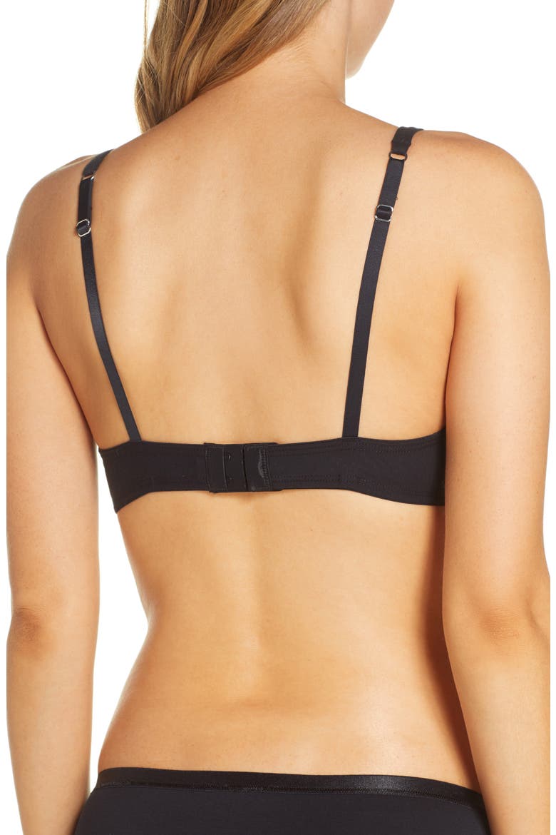 Cotton Sensation Soft Cup Bra, Alternate, color, BLACK 019