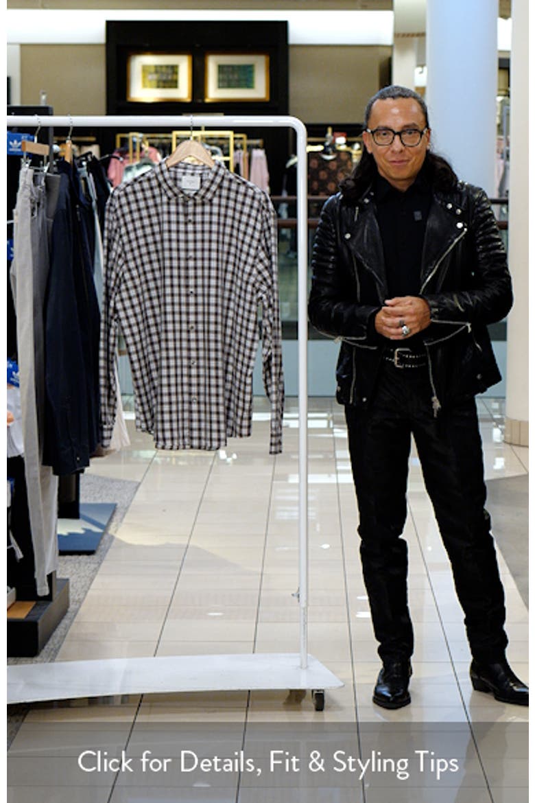 Hutcheson Plaid Cotton Button-Up Shirt video