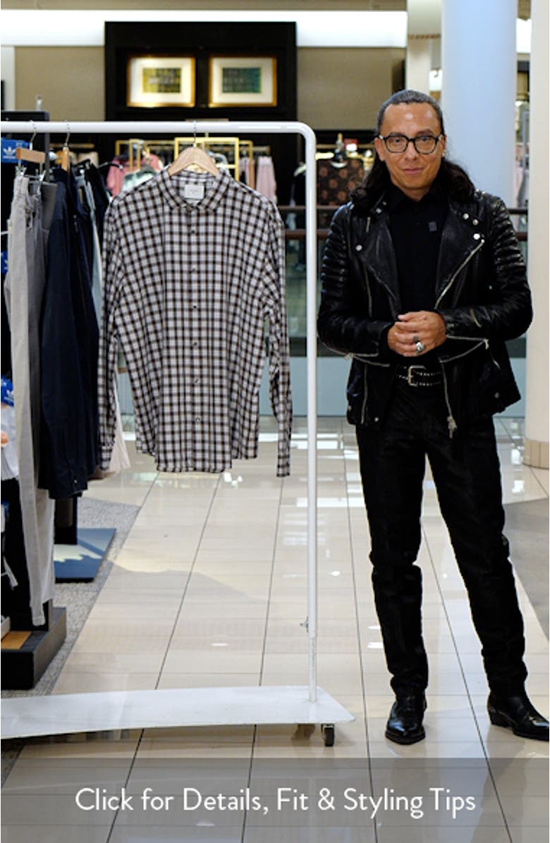 Hutcheson Plaid Cotton Button-Up Shirt, sales video thumbnail