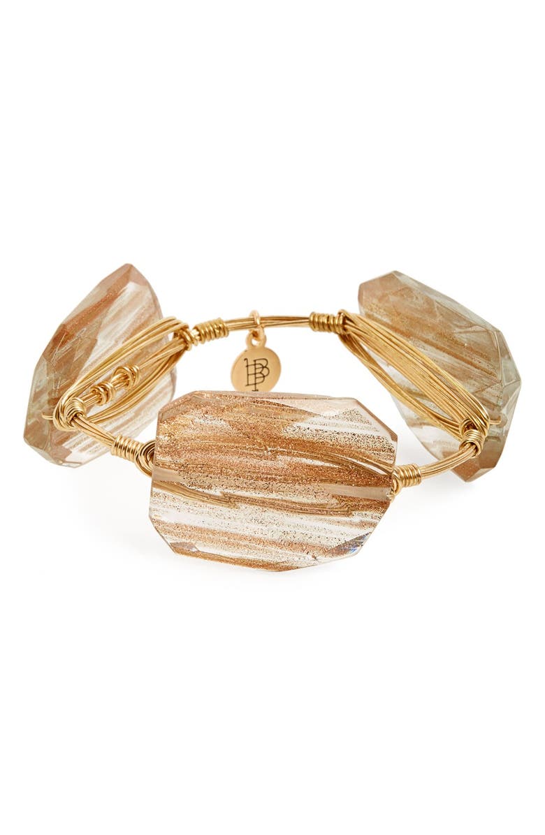 Bourbon and Boweties Rutilated Quartz Bracelet, Main, color,