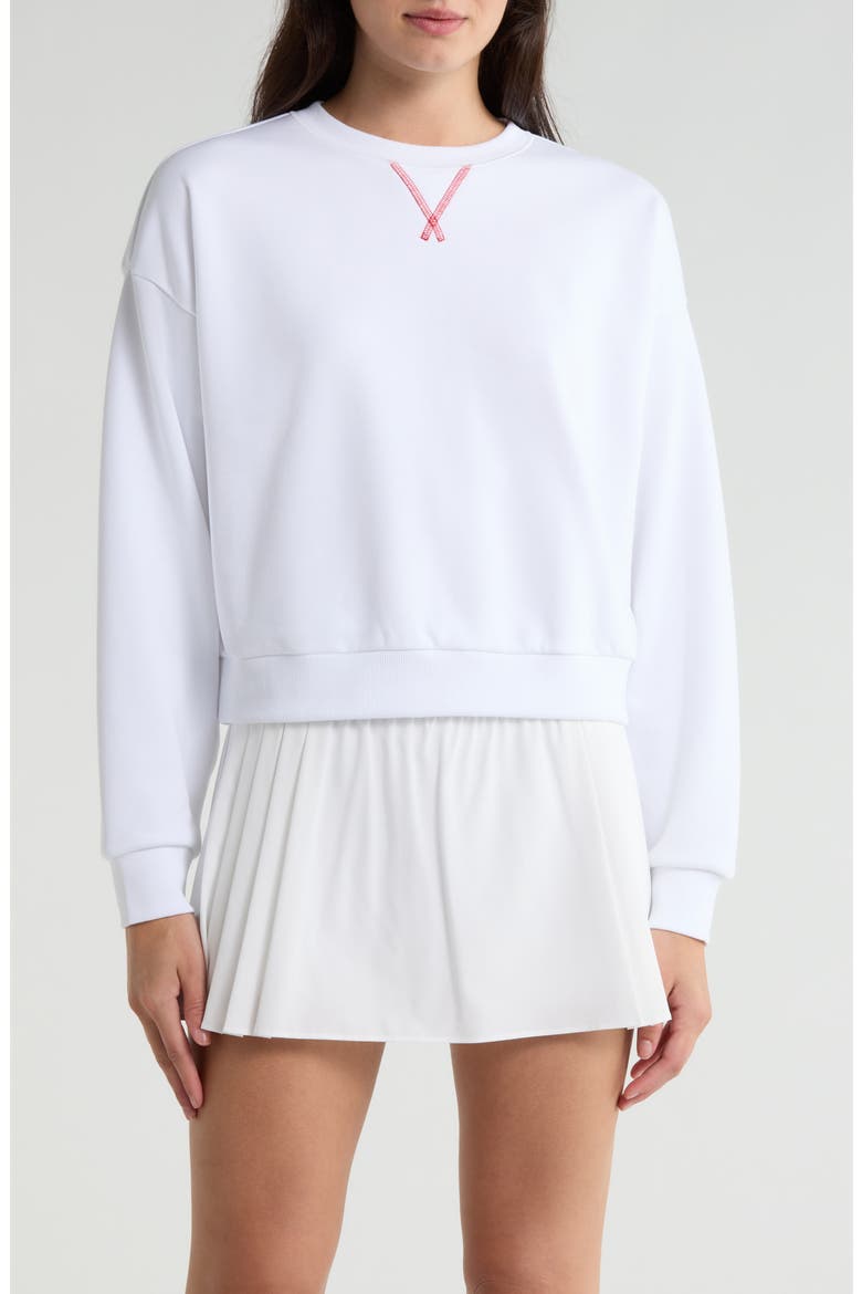 Classic Sweatshirt, Main, color, SNOW