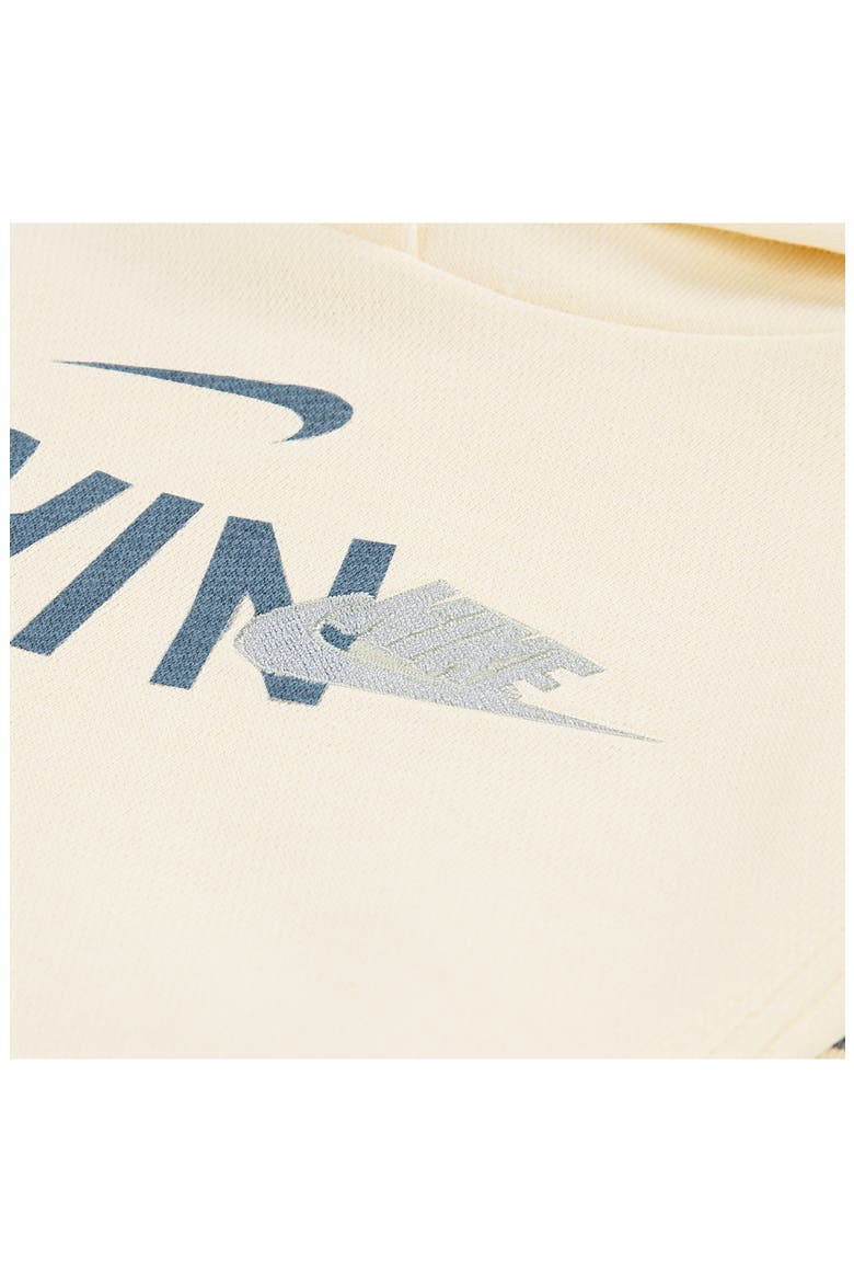 Kids' Logo Print Hoodie, Alternate, color, COCONUT MILK
