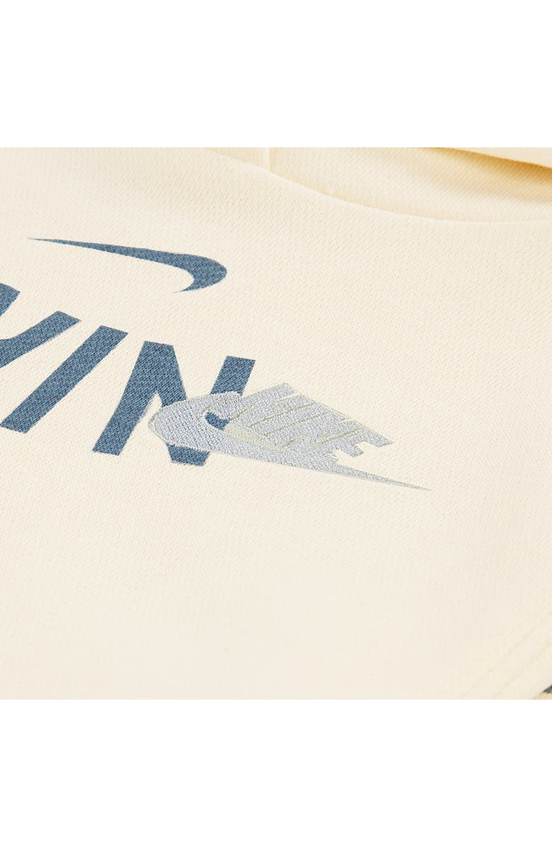 Nike Kids' Logo Print Hoodie, Alternate, color, Coconut Milk