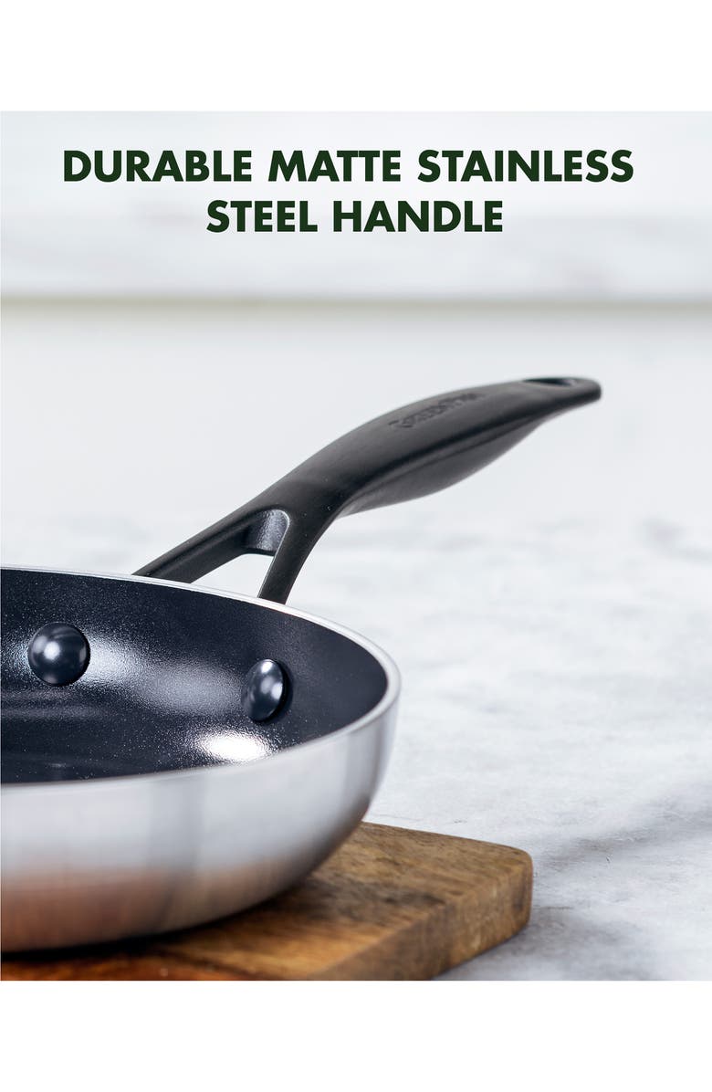 GreenPan Venice Pro Noir 8-Inch Stainless Steel Ceramic Nonstick Frying Pan, Alternate, color, 