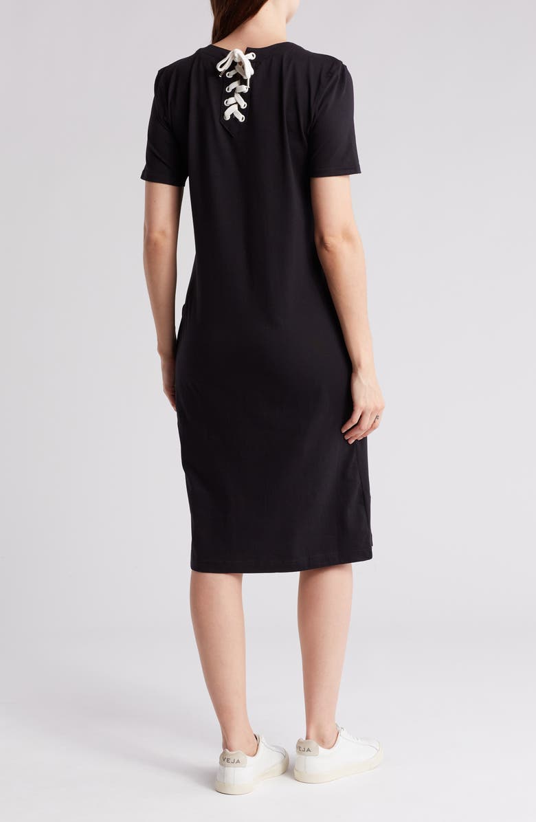 WORKSHOP FOR THE REPUBLIC Crew Neck Short Sleeve Jersey Dress, Alternate, color,
