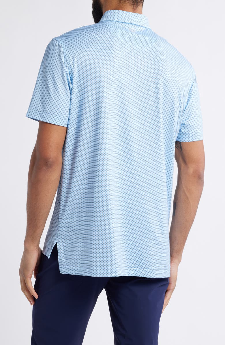 Peter Millar Phoenix Performance Jersey Polo, Alternate, color, White / Sailor Blue