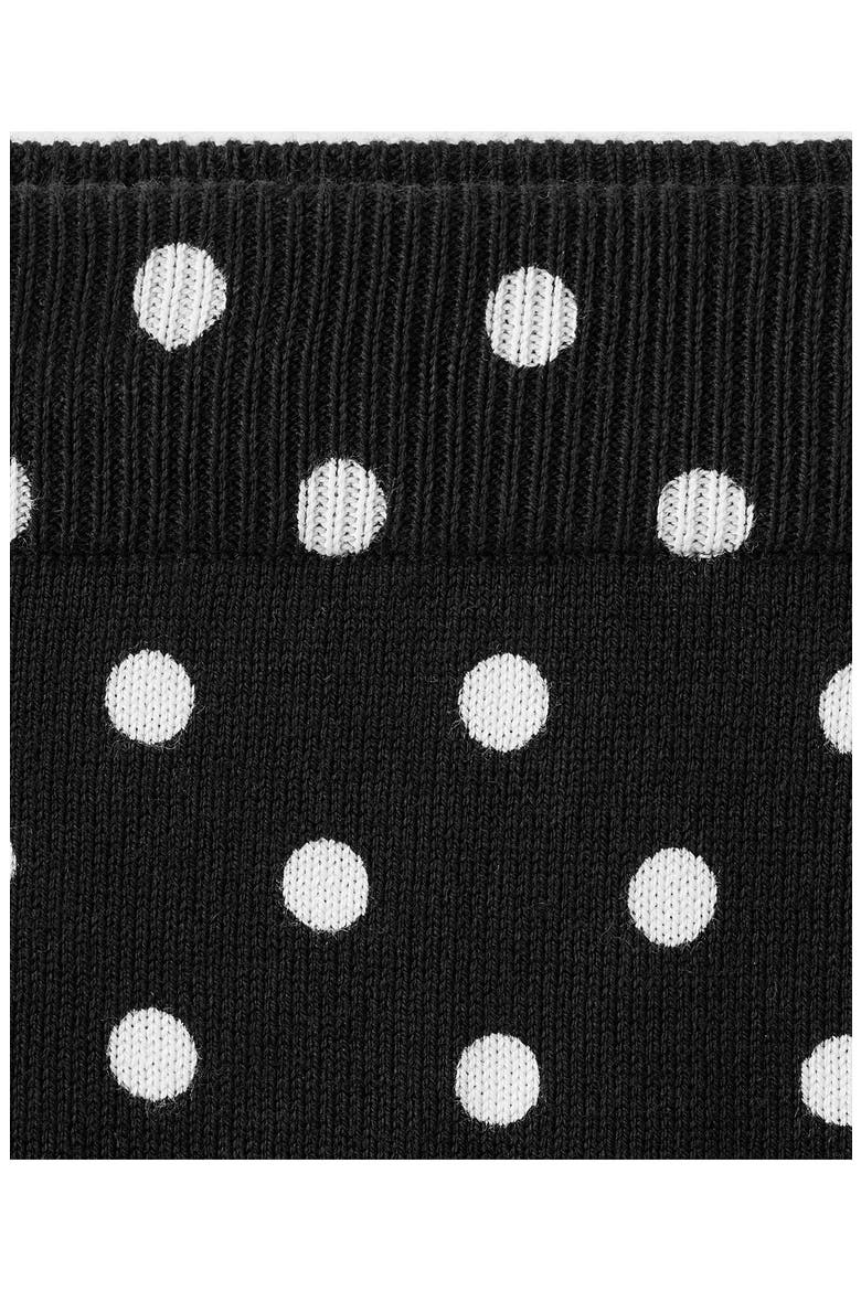 Dot Midi Skirt, Alternate, color, BLACK
