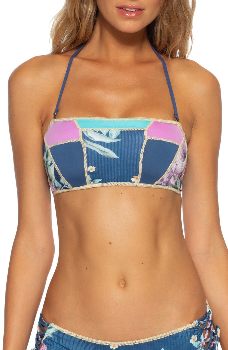 Becca Costa Rica Bandeau Bikini Top, Alternate, color, 