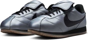 人気 ☆NIKE☆ CORTEZ LEATHER SE LLIC COOL GREY BLACK Nike Cortez Leather SE 'Metallic Cool Grey/Black' Soccer