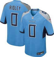 Nike Men's Nike Calvin Ridley  Light Blue Tennessee Titans Team Game Jersey