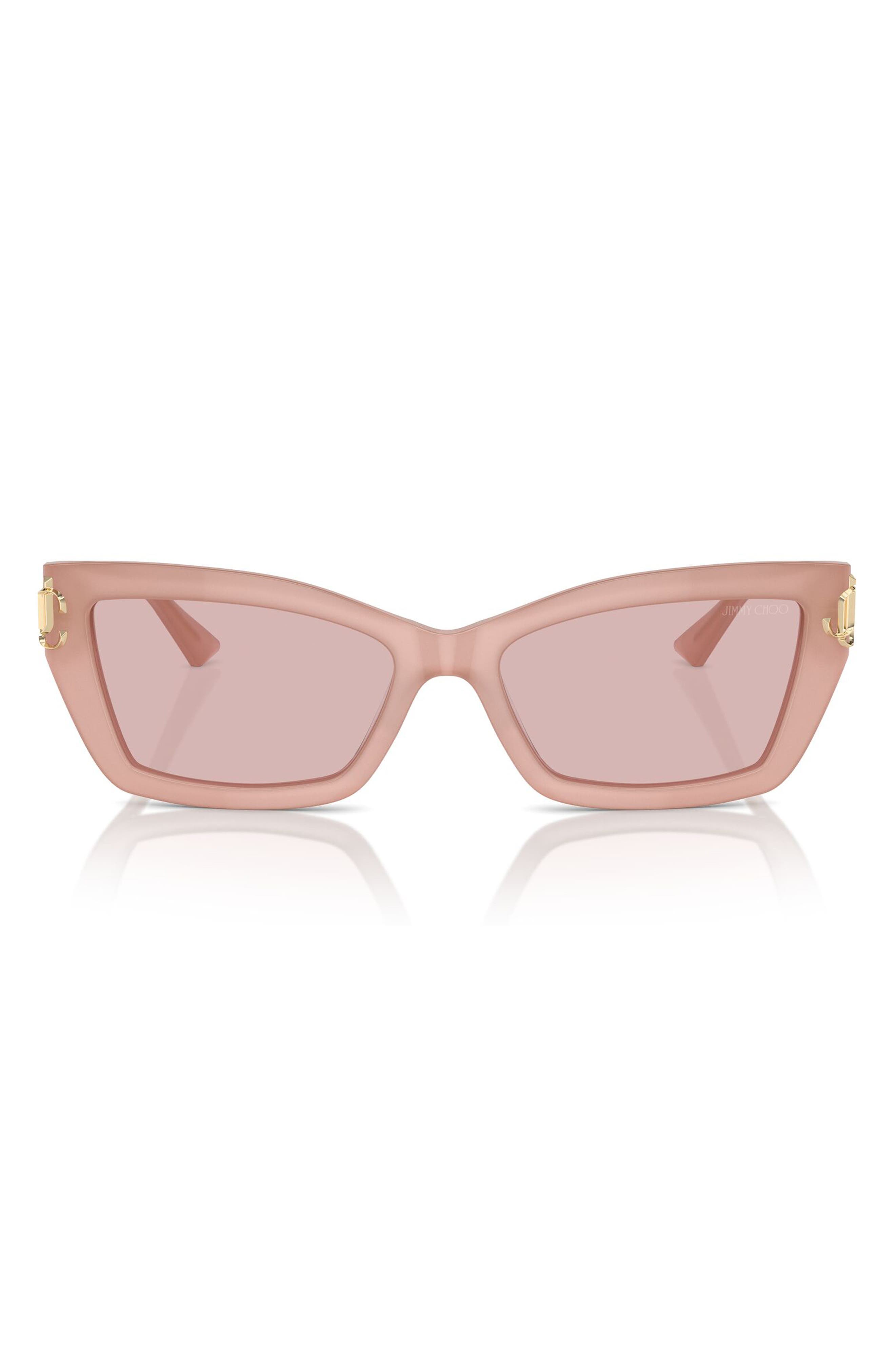 Jimmy Choo 55mm Cat Eye Sunglasses