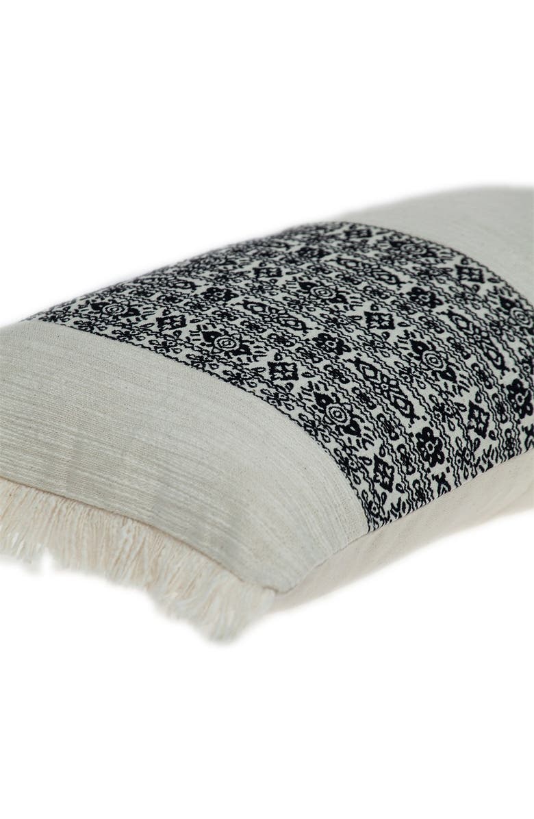 PARKLAND COLLECTION Bianca Transitional White Throw Pillow, Alternate, color, White