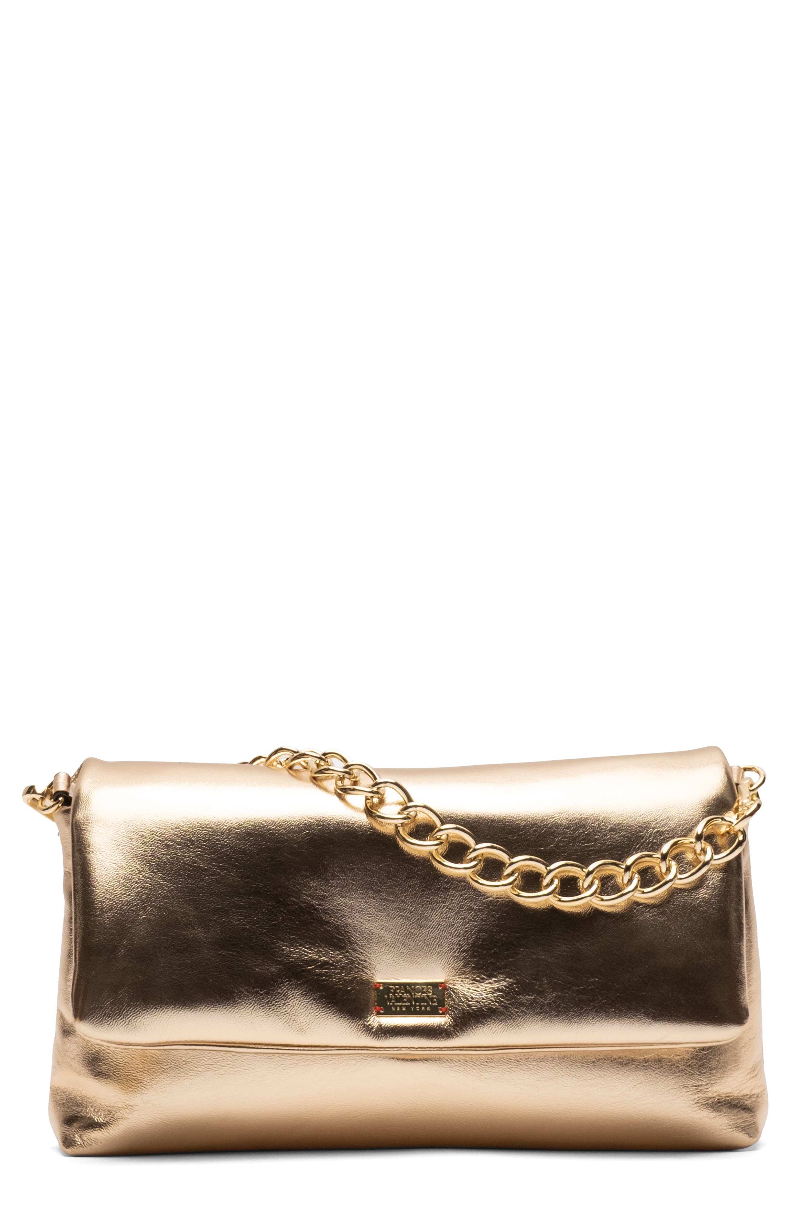 Medium Effie Leather Crossbody Bag, Main, color, PLATINO