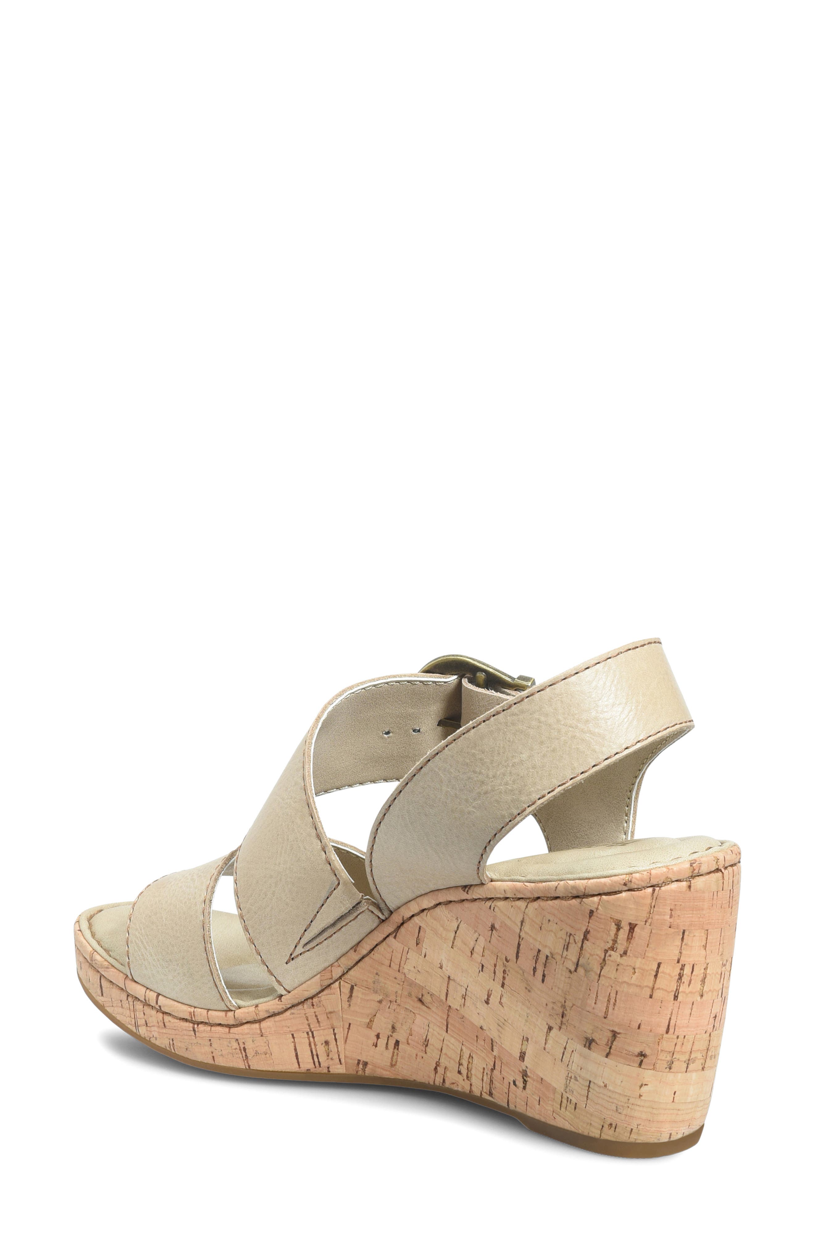 Børn Sapphire Platform Slingback Sandal, Alternate, color, Grey Leather