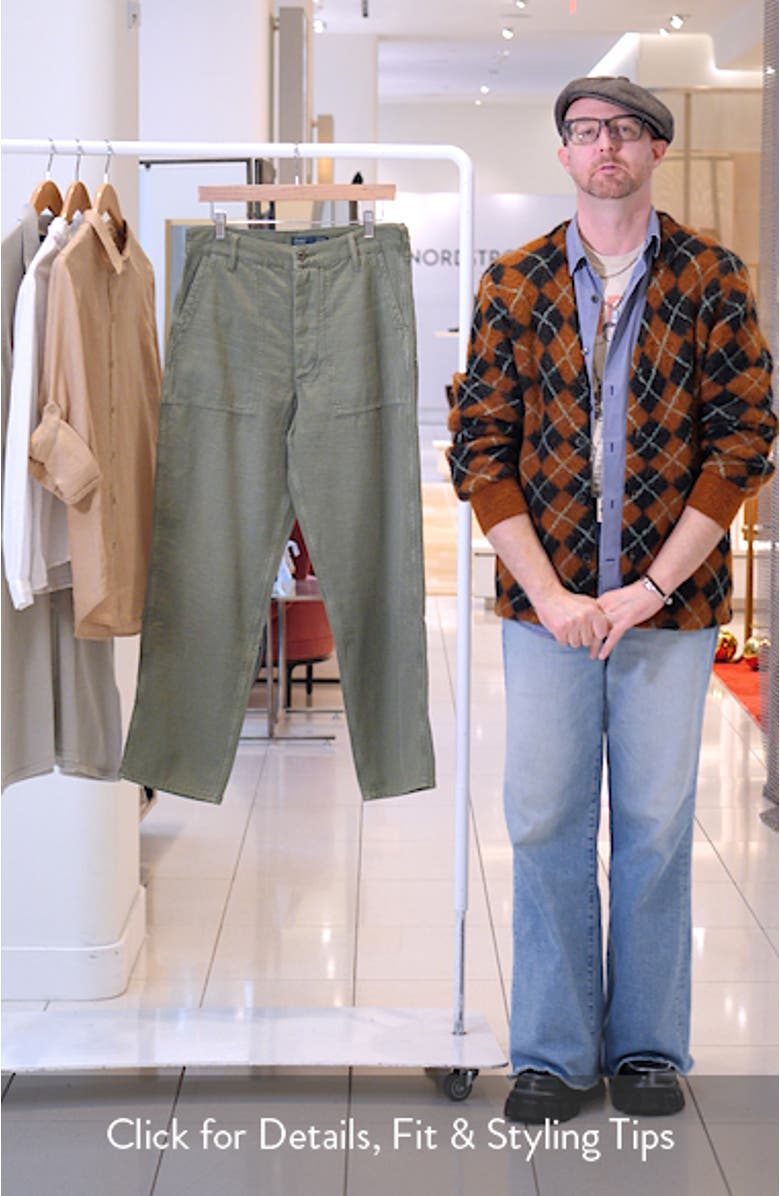 Ricky Cotton Sateen Utility Pants, sales video thumbnail