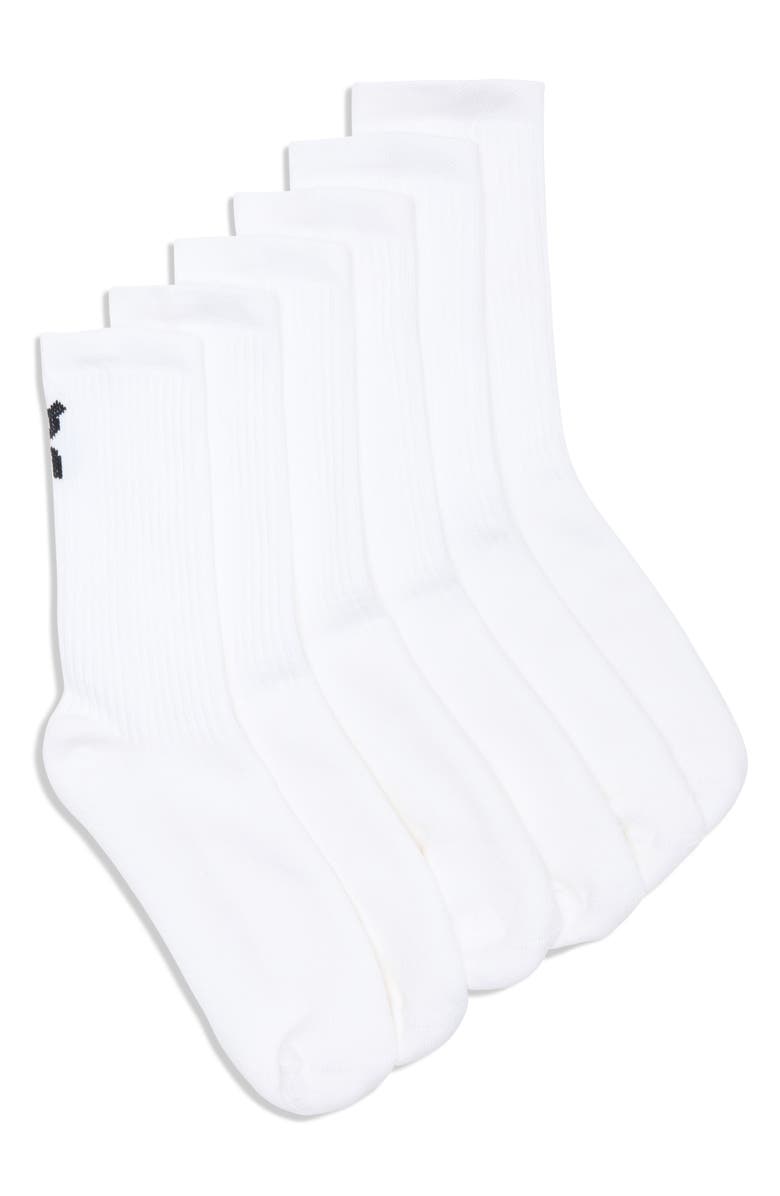 On Kids' 3-Pack Crew Socks, Main, color, White