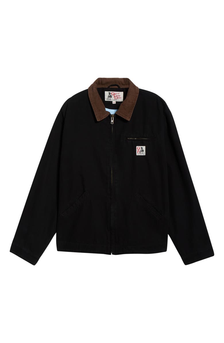 ONE OF THESE DAYS Prairie Cotton Canvas Jacket, Main, color, Washed Black