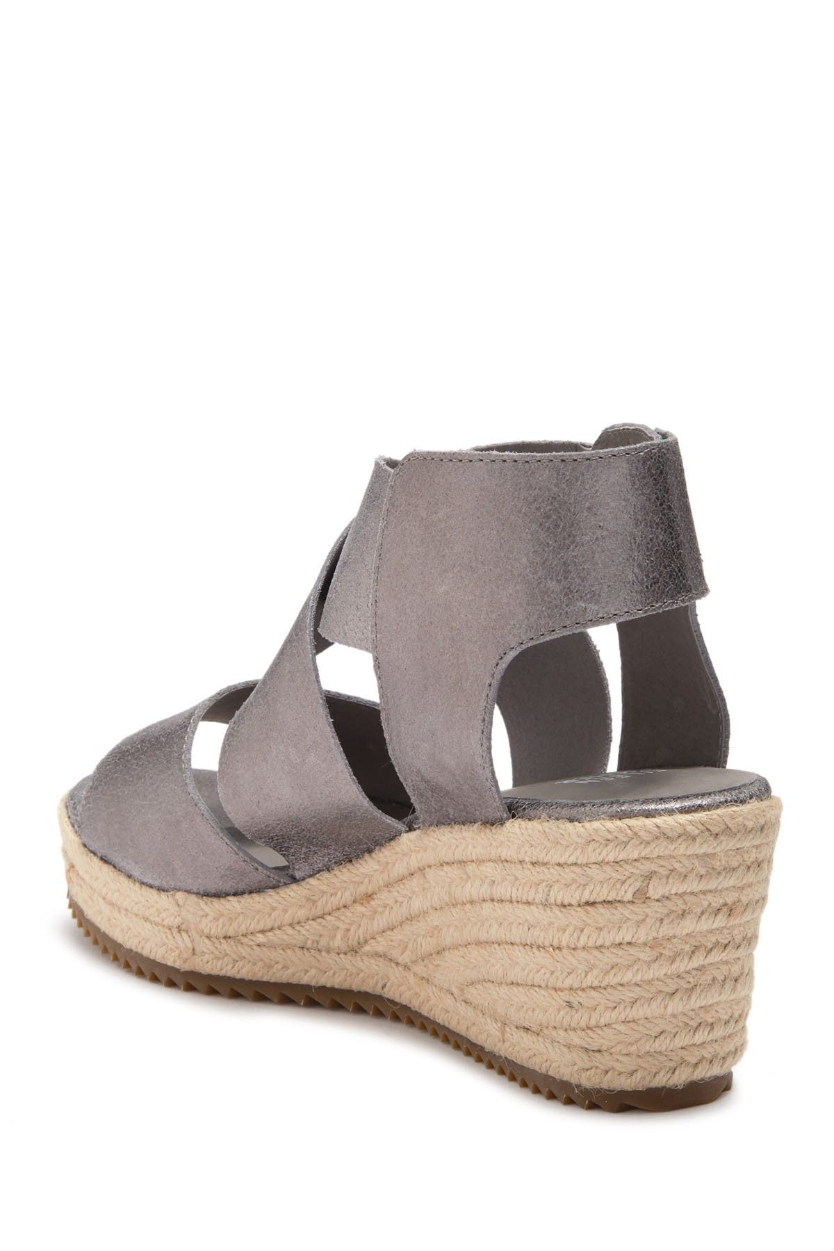 'Willow' Espadrille Wedge Sandal, Alternate, color, SILVER