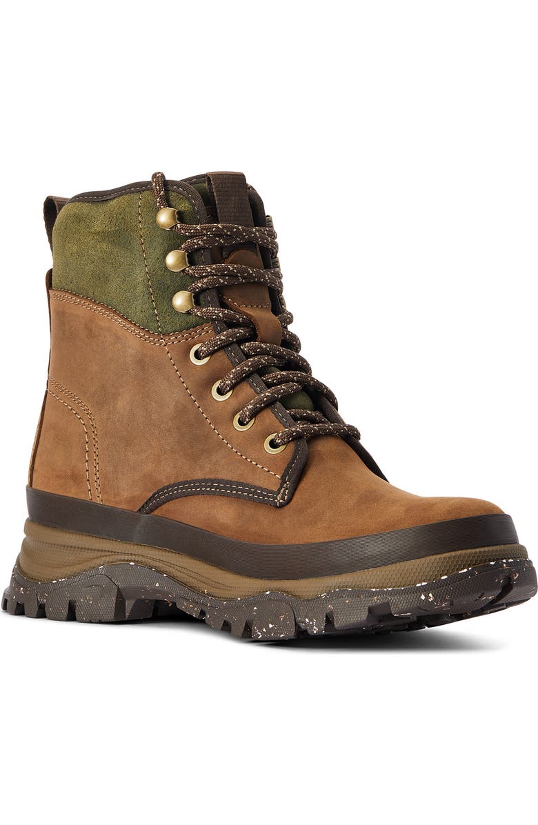 Ariat Moresby Waterproof Work Boot, Main, color, Brown