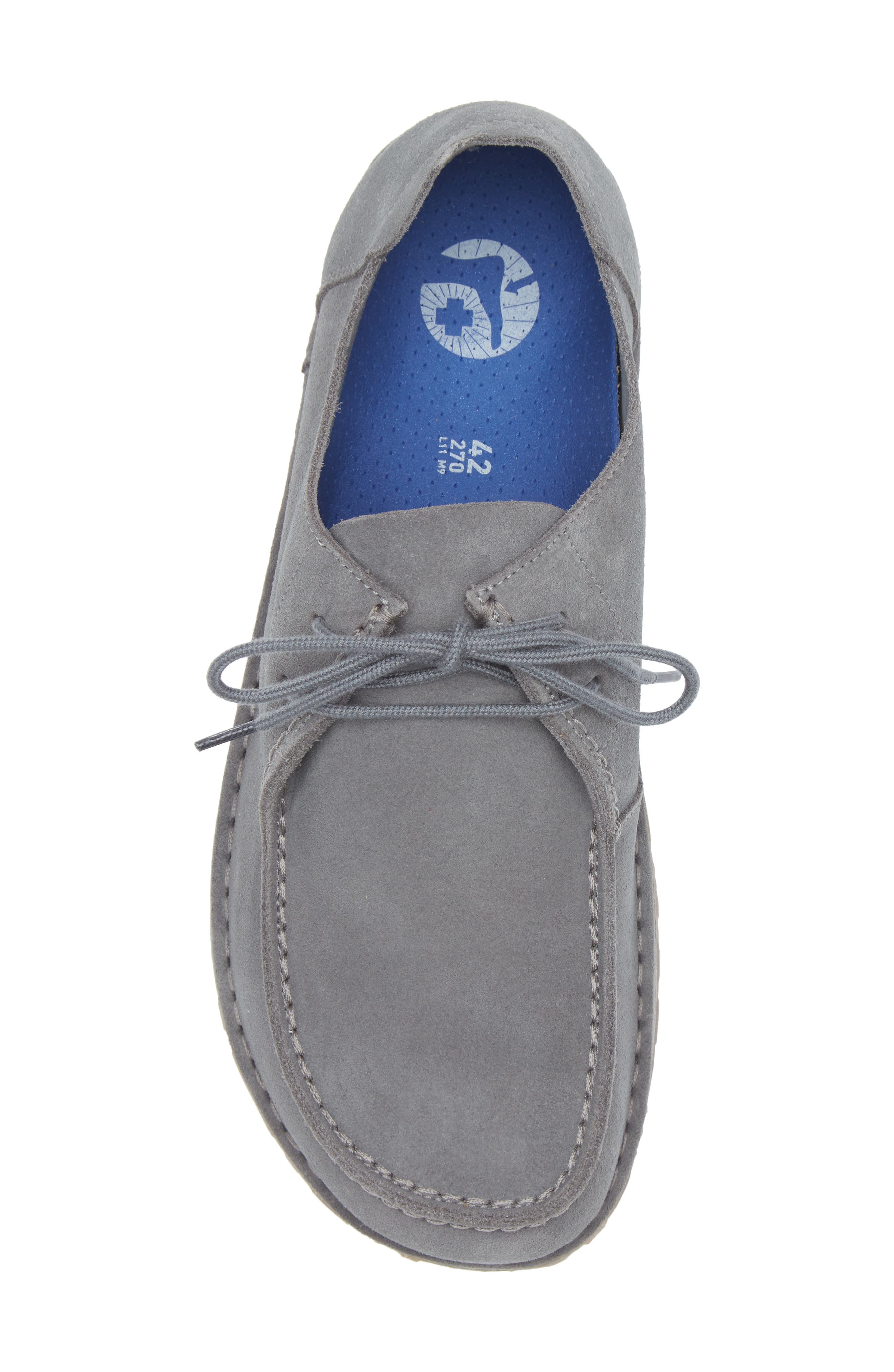 Birkenstock Utti Moc Toe Loafer, Alternate, color, Grey Grey