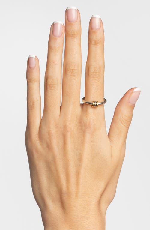 Spinelli Kilcollin Sirius Mixed Metal Linked Ring In Metallic