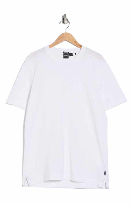 BOSS Thompson Cotton & Linen Blend Knit T-Shirt