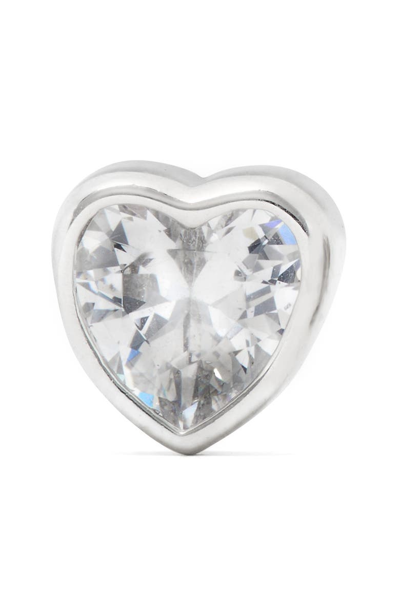Kate Spade New York sweetheart mini cubic zirconia stud earrings, Alternate, color,