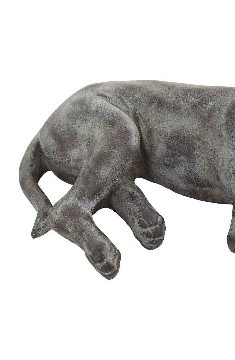 SONOMA SAGE HOME Dark Gray Magnesium Oxide Modern Farmhouse Dog Garden Sculpture, Alternate, color, 