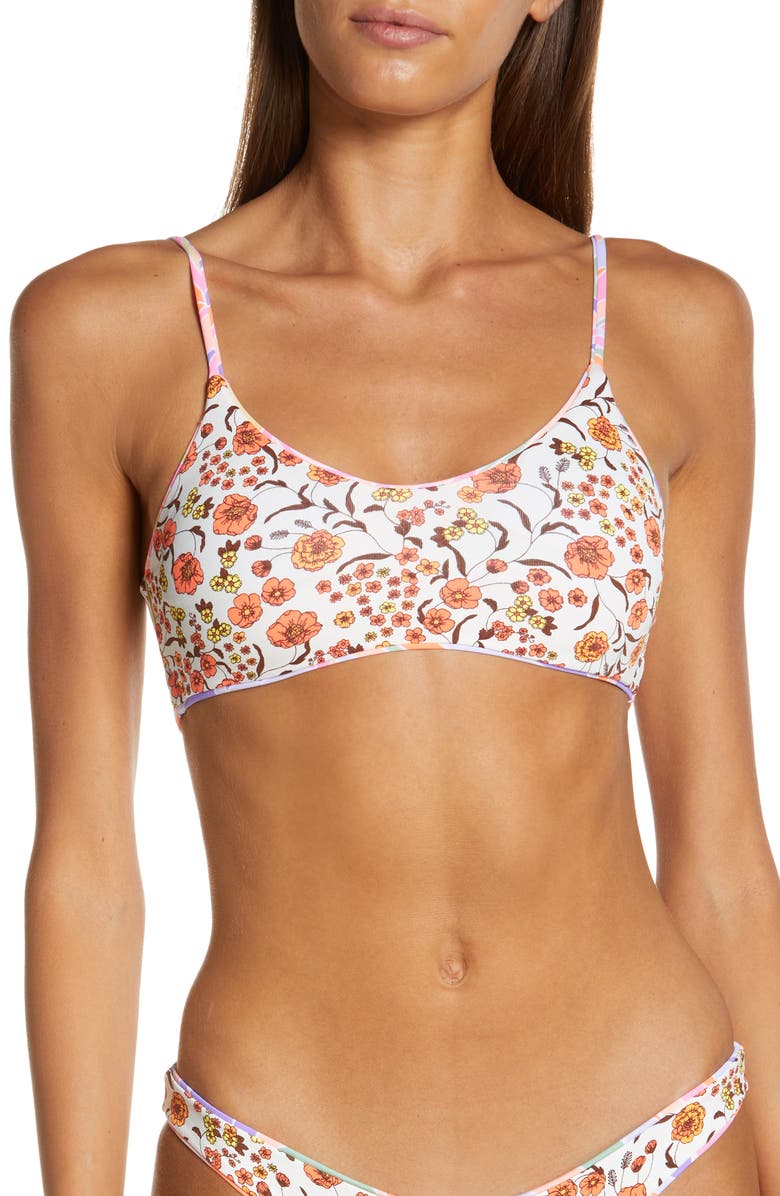 Maaji Pucchini Praia Reversible Bikini Top, Alternate, color, 